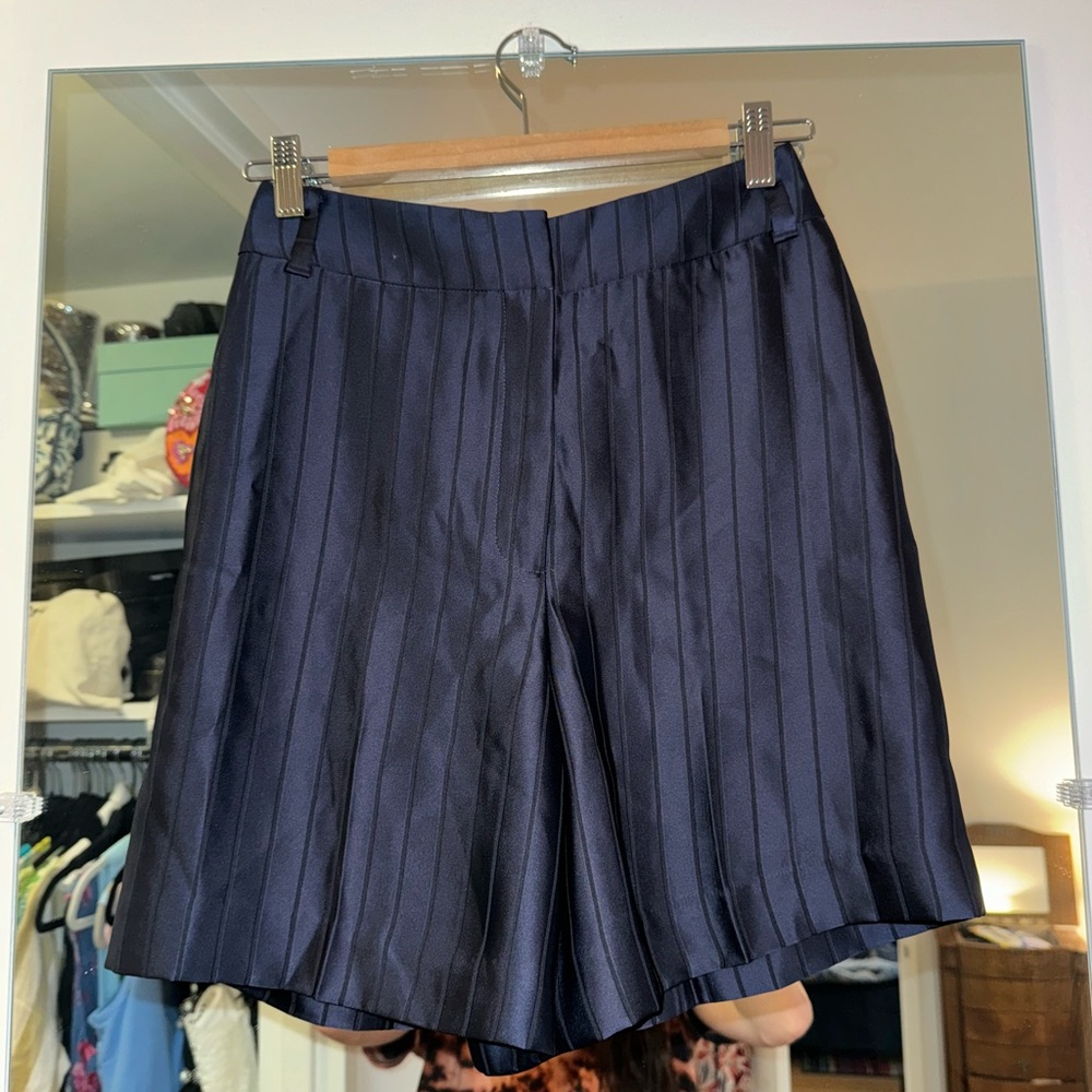 Reiss Navy Blue Suit Shorts